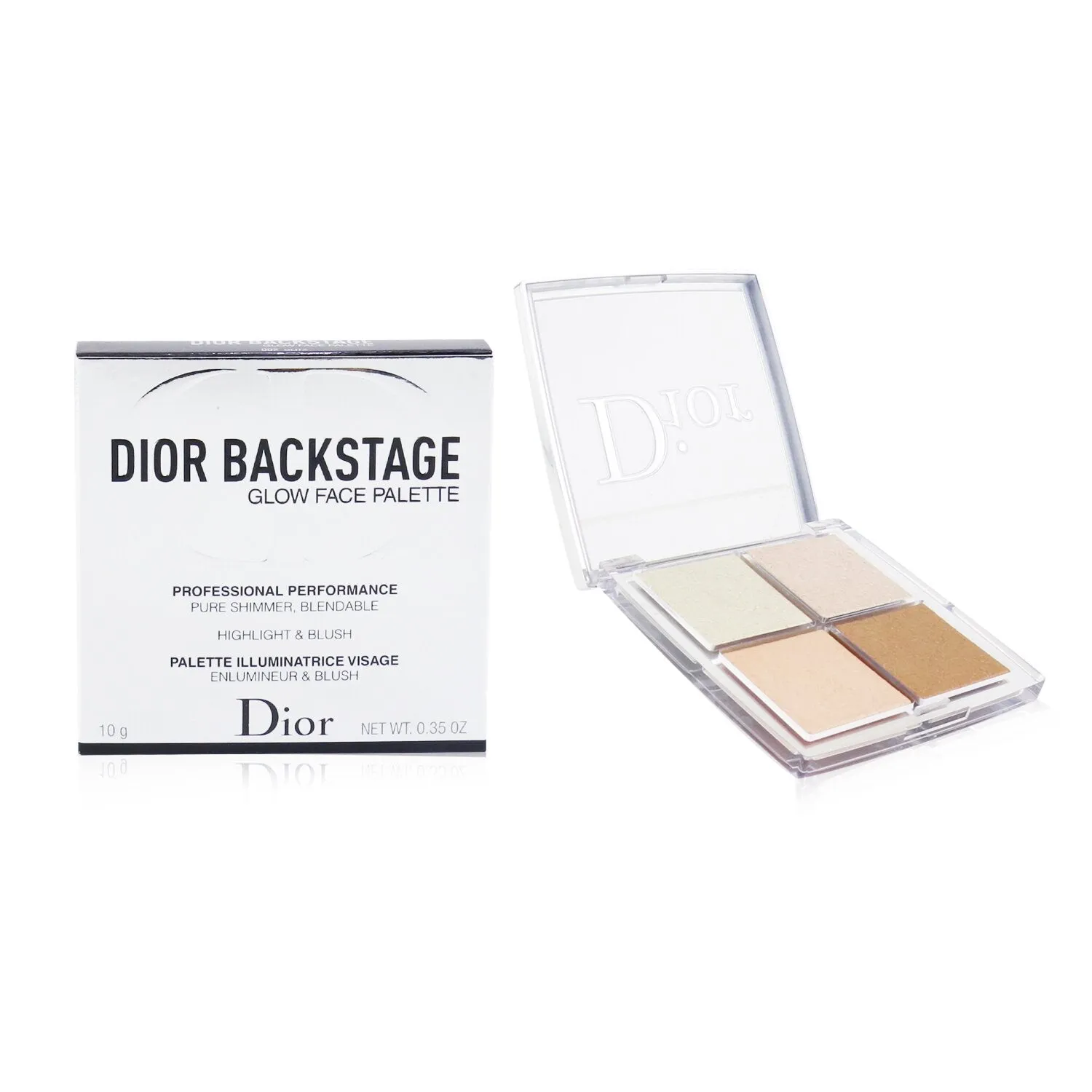 Christian Dior Backstage Glow Face Palette (Highlight & Blush) - # 001 Universal