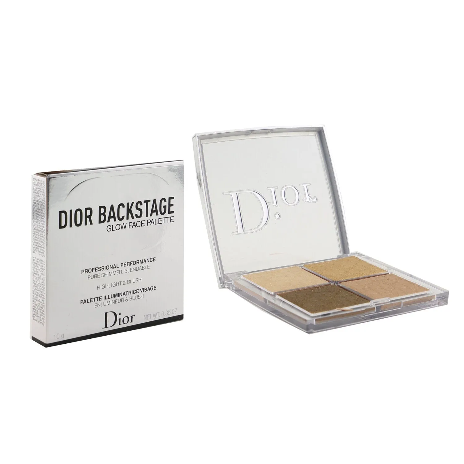 Christian Dior Backstage Glow Face Palette (Highlight & Blush) - # 001 Universal