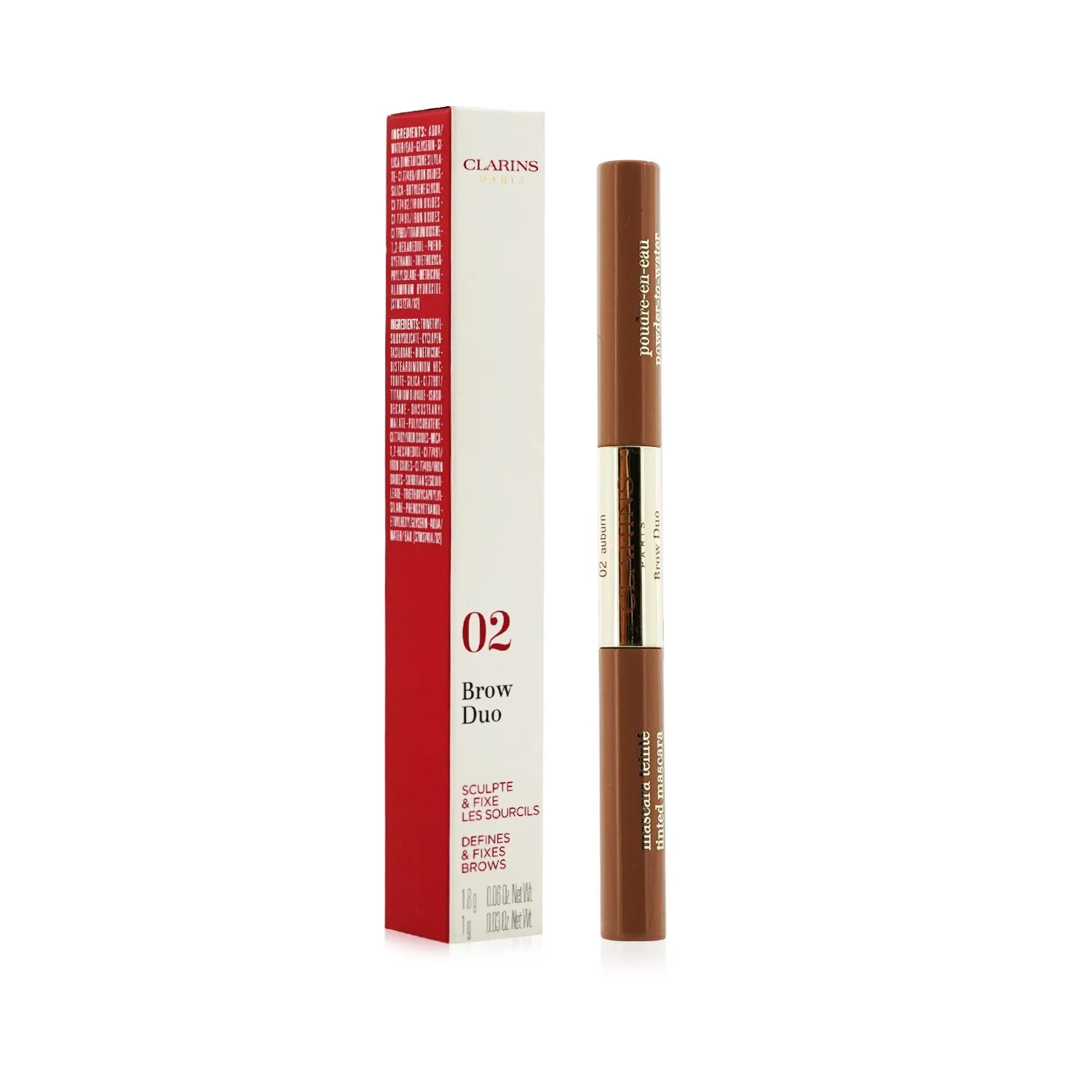 Clarins Brow Duo (1x Brow Pencil. 1x Tinted Mascara) - # 04 Medium Brown  2.8g/0.09oz