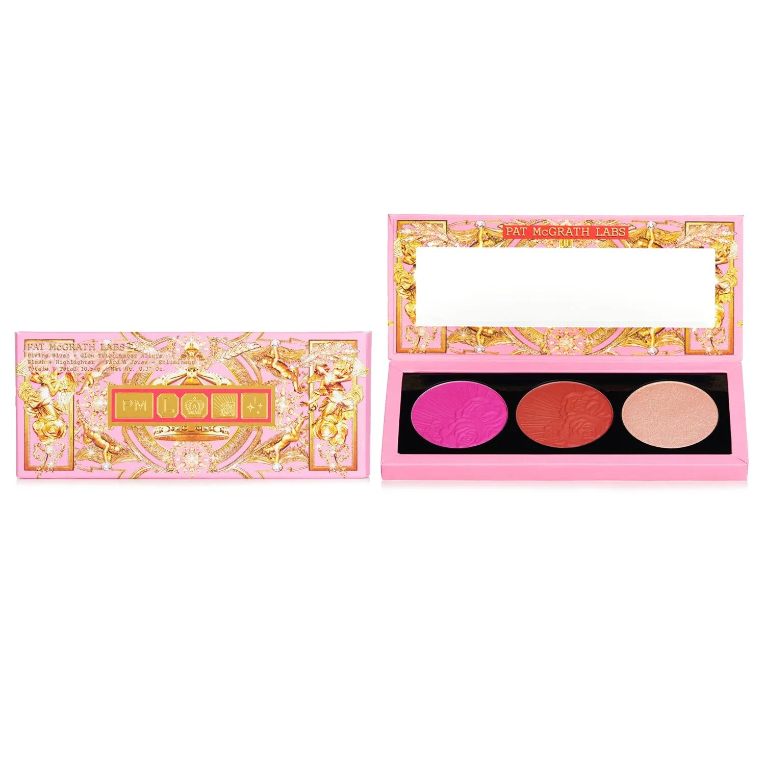 Pat McGrath Labs Divine Blush   Glow Trio - # Amber Allure  10.5g/0.37oz