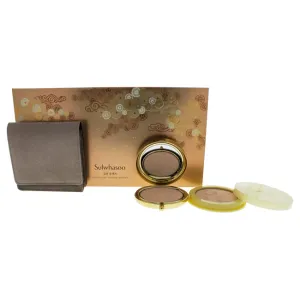 Sulwhasoo ShineClassic Powder Compact by Sulwhasoo for Women - 3 Pc 2 x 0.31oz Powder Compact - 1 Natural Beige. Premium Pouch