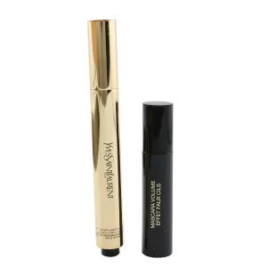 Yves Saint Laurent Love All Lights On Me Set: (1x Touche Eclat 2.5ml   1x Mini Mascara 2ml) - #2 (Luminous Ivory)  2pcs